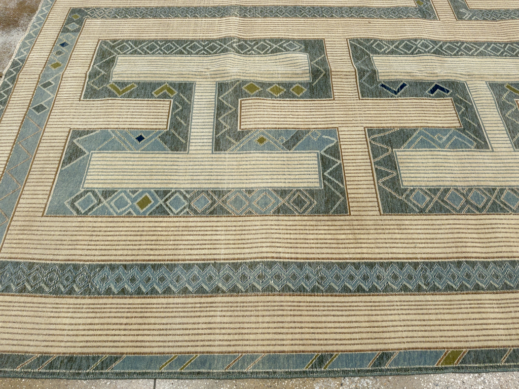 Modern African Tuareg Inspired Turkish Khotan Large Room Size Carpet, No.33646 - Galerie Shabab