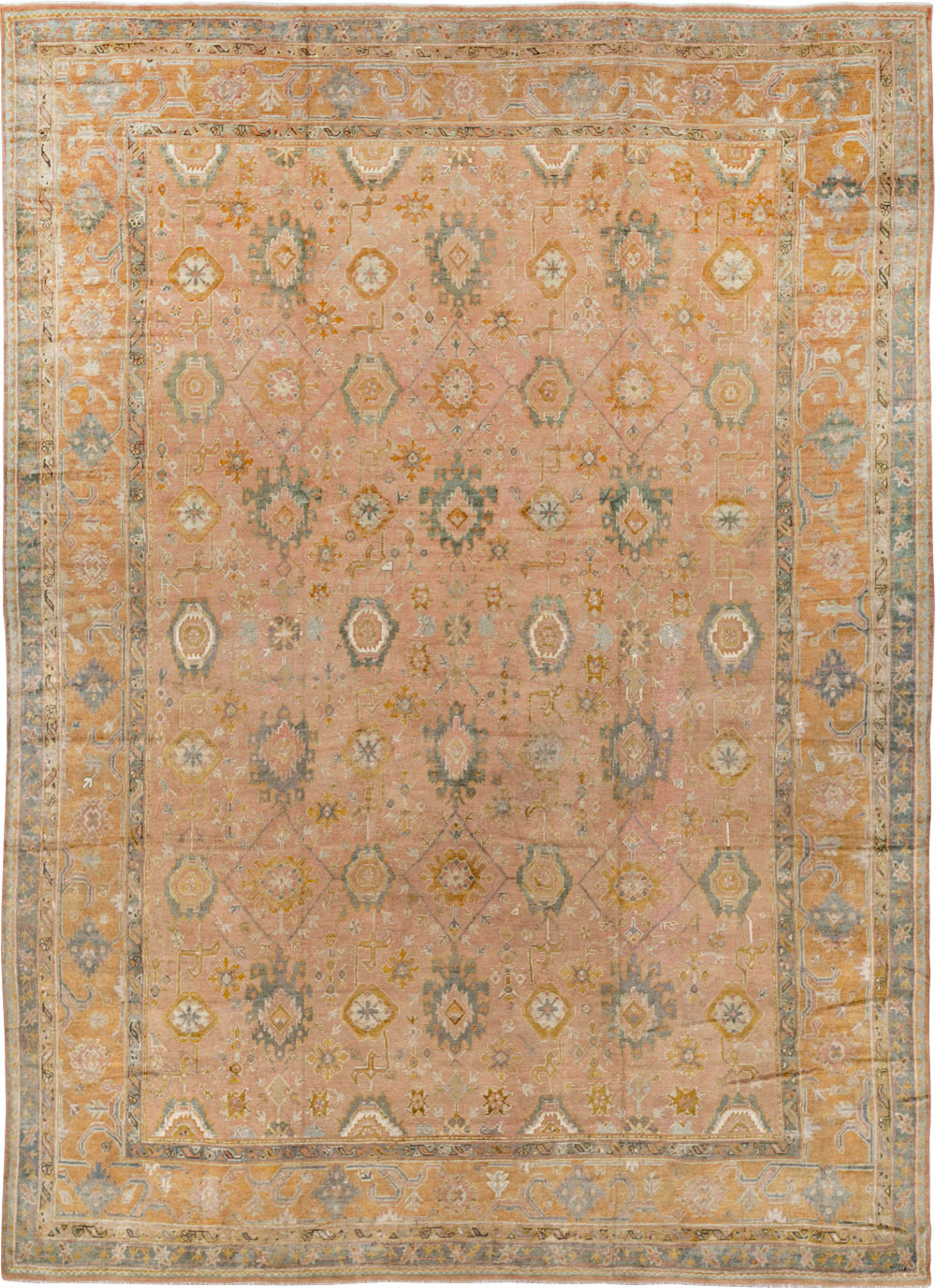 Antique Turkish Oushak, No.33651 - Galerie Shabab