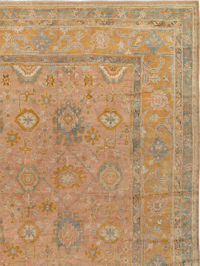 Antique Turkish Oushak Oversize Carpet, No.33651 - Galerie Shabab