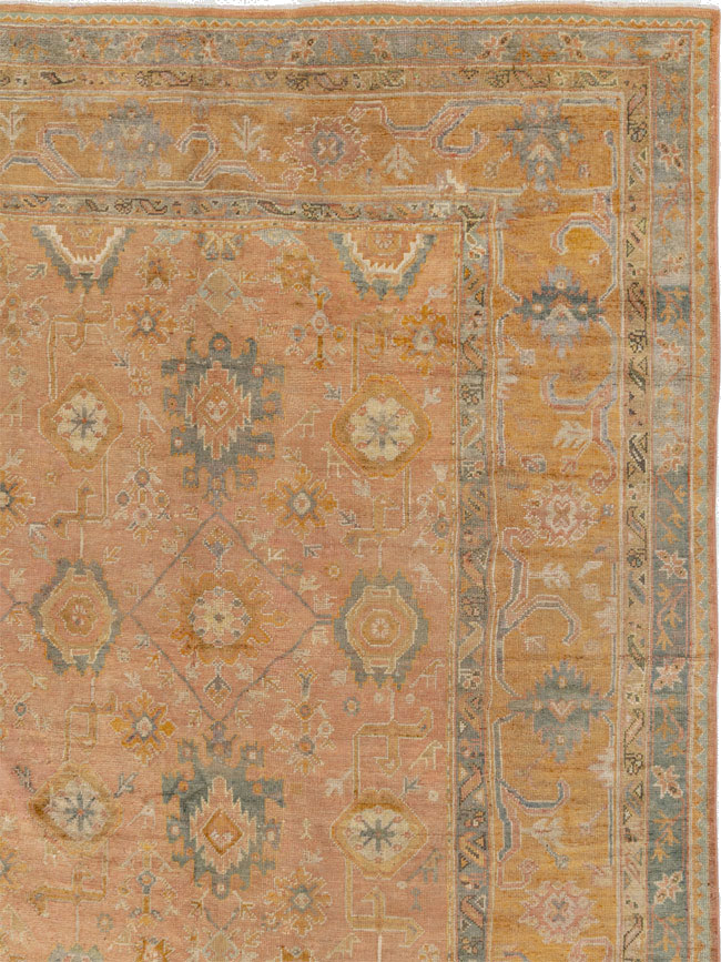 Antique Turkish Oushak Oversize Carpet, No.33651 - Galerie Shabab
