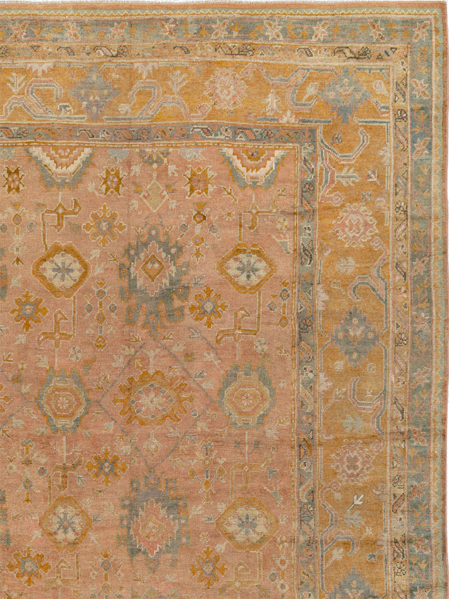 Antique Turkish Oushak Oversize Carpet, No.33651 - Galerie Shabab