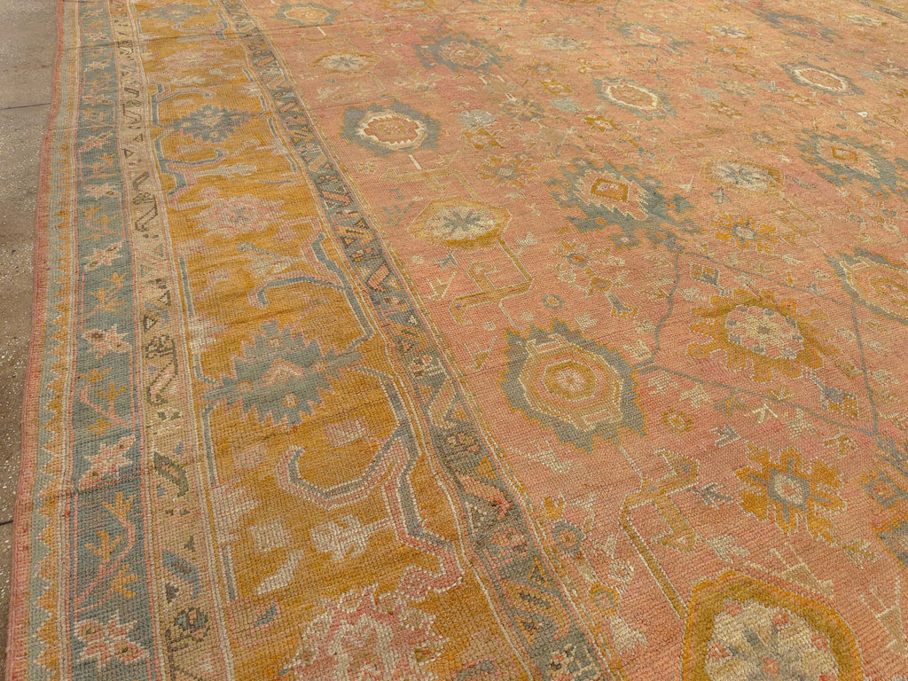 Antique Turkish Oushak Oversize Carpet, No.33651 - Galerie Shabab