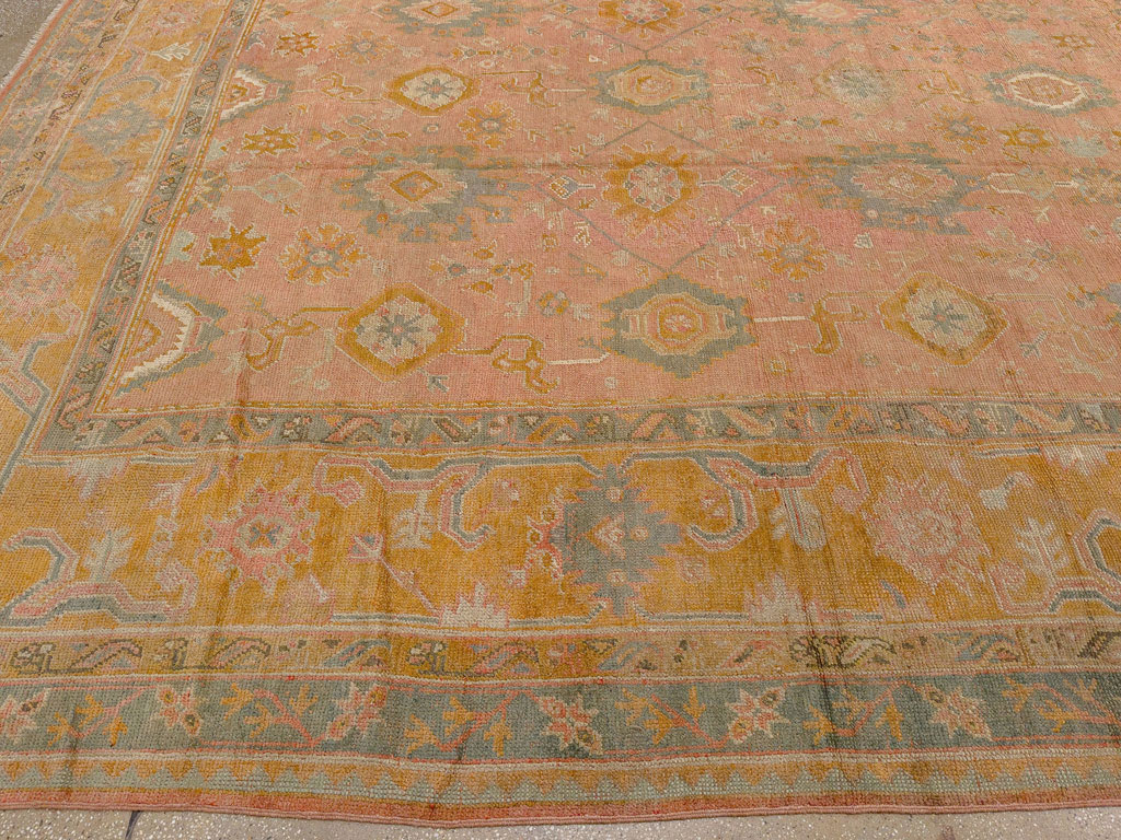 Antique Turkish Oushak Oversize Carpet, No.33651 - Galerie Shabab