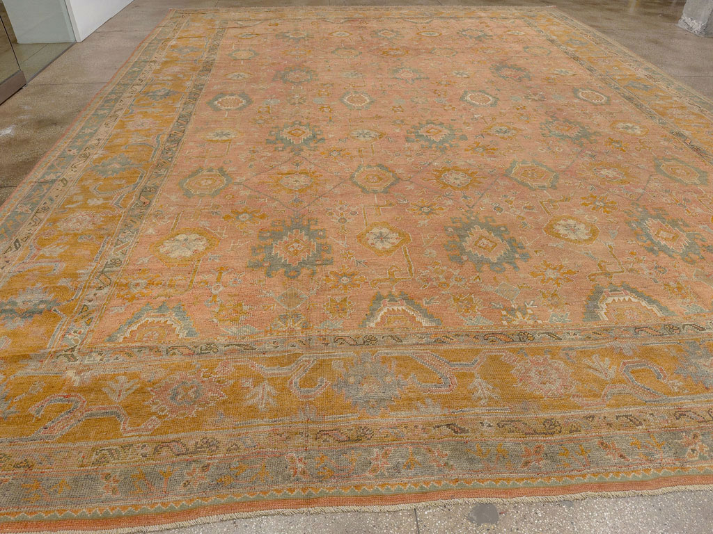 Antique Turkish Oushak Oversize Carpet, No.33651 - Galerie Shabab