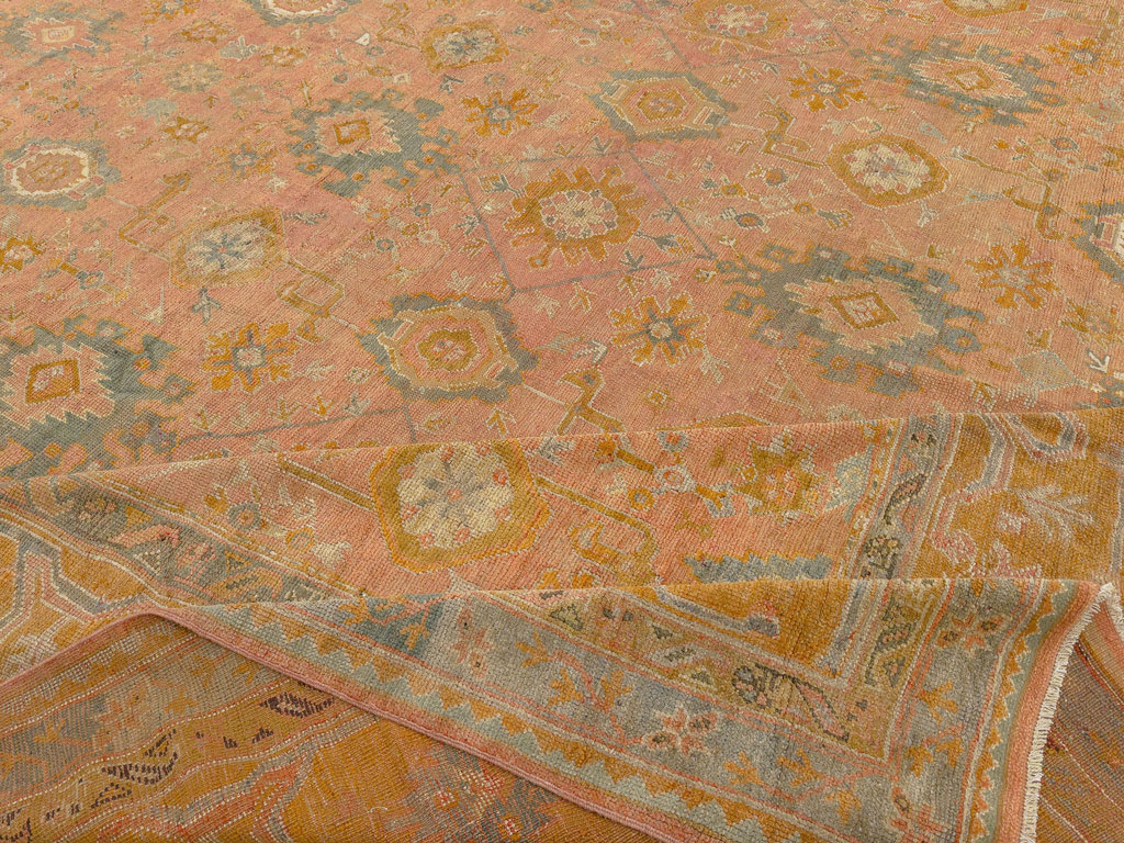 Antique Turkish Oushak Oversize Carpet, No.33651 - Galerie Shabab