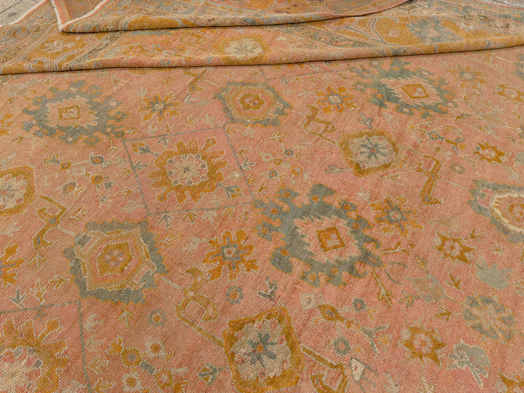 Antique Turkish Oushak Oversize Carpet, No.33651 - Galerie Shabab