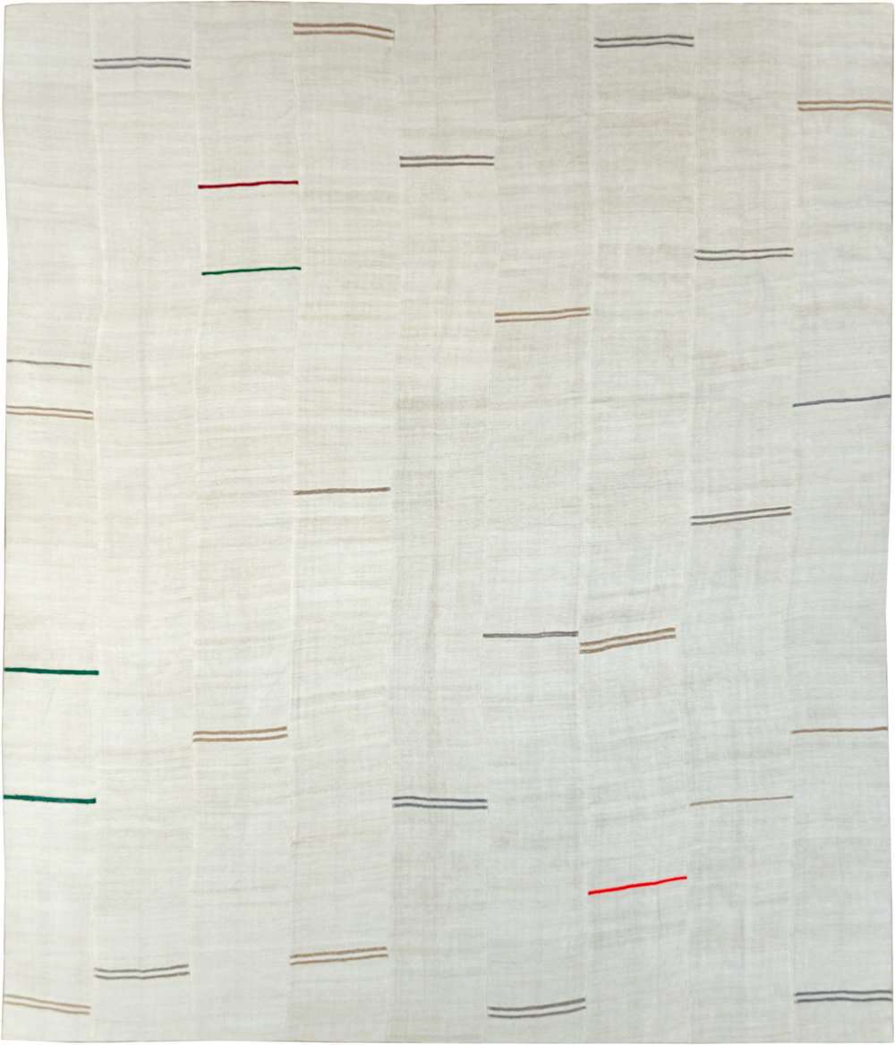 Vintage Turkish Flatweave Kilim Large Carpet, No.33654 - Galerie Shabab
