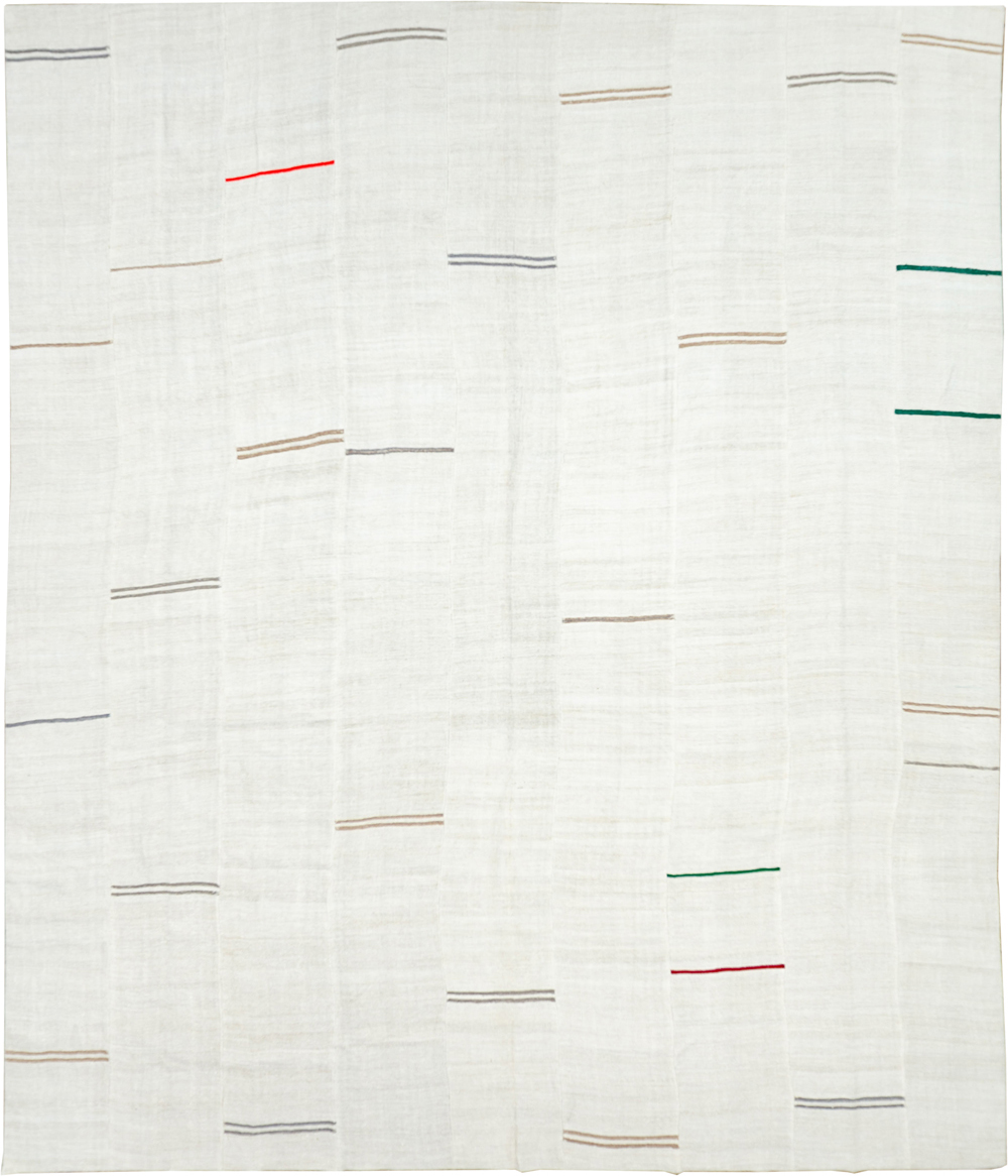 Vintage Turkish Flatweave Kilim Large Carpet, No.33654 - Galerie Shabab