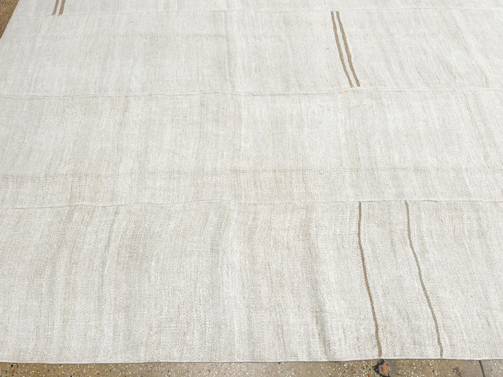 Vintage Turkish Flatweave Kilim Large Carpet, No.33655 - Galerie Shabab