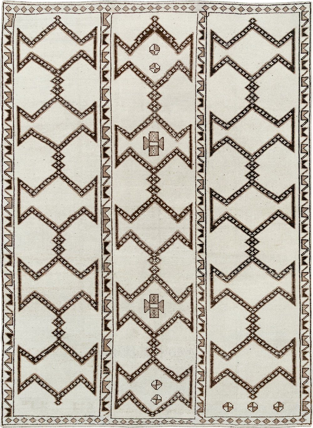 Vintage Turkish Anatolian Room Size Carpet, No.33672 - Galerie Shabab