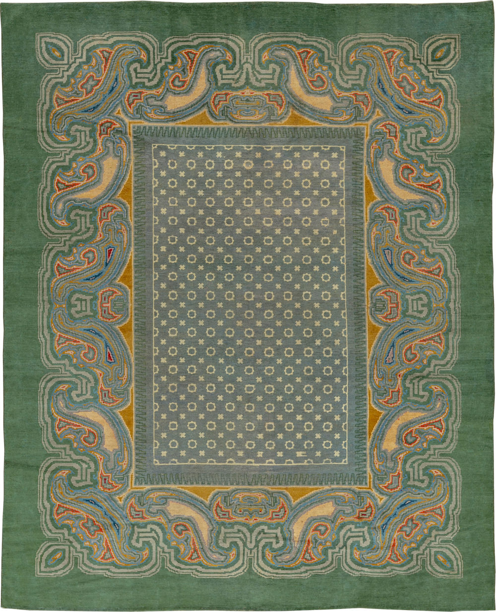 Antique English Donegal Room Size Carpet, No.33680 - Galerie Shabab