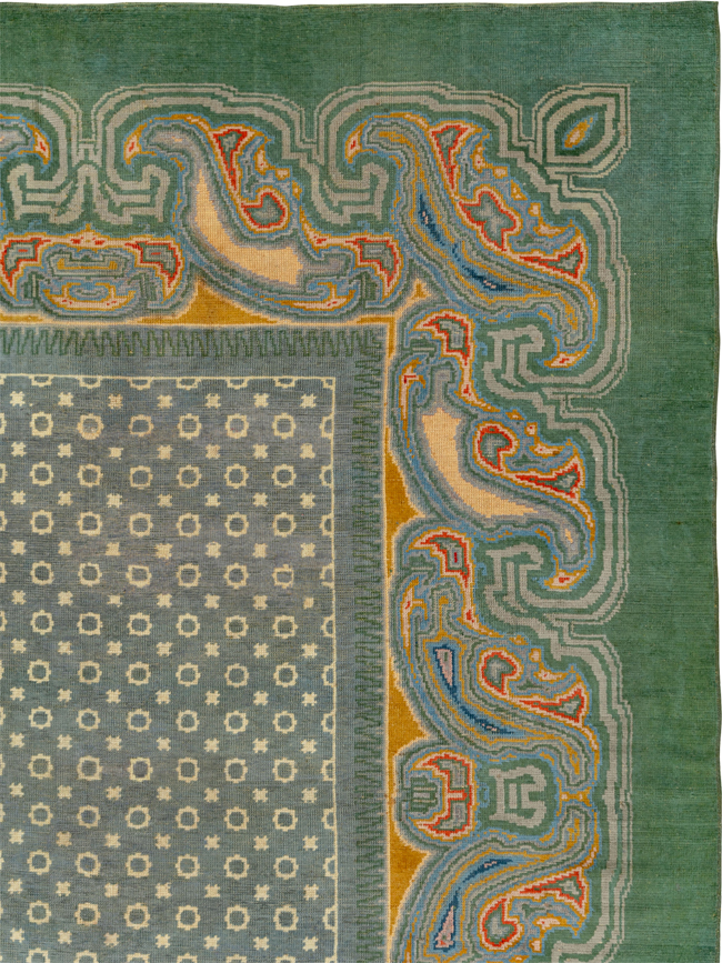 Antique English Donegal Room Size Carpet, No.33680 - Galerie Shabab