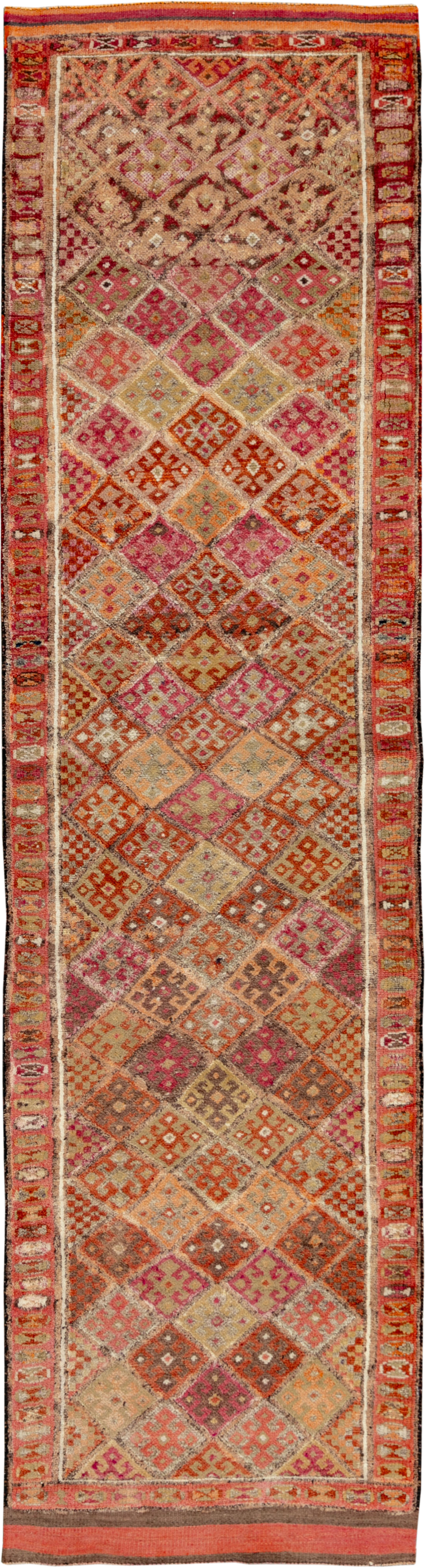 Vintage Turkish Anatolian Runner, No.33688 - Galerie Shabab
