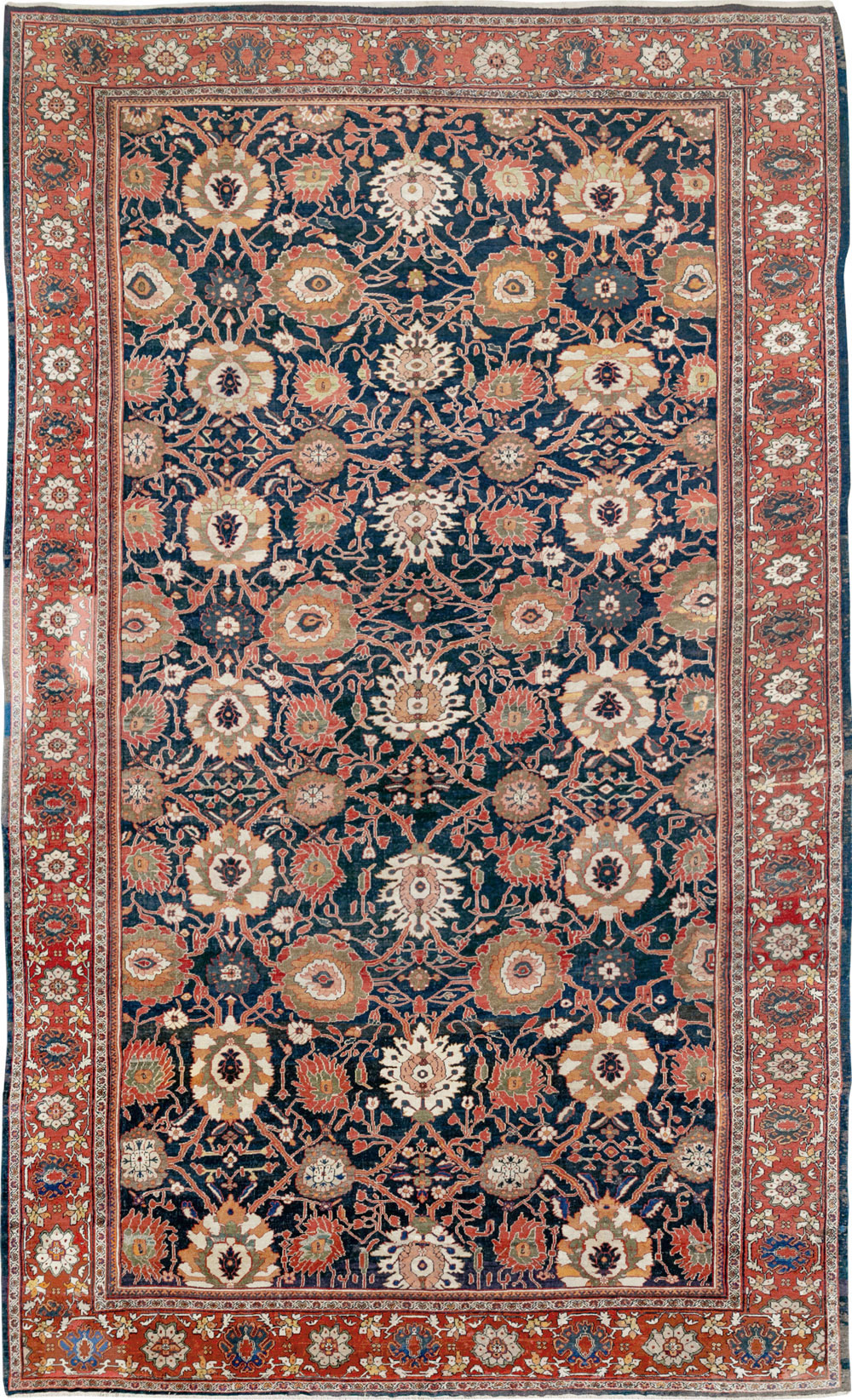 Antique Persian Mahal Oversize Carpet, No.33689 - Galerie Shabab