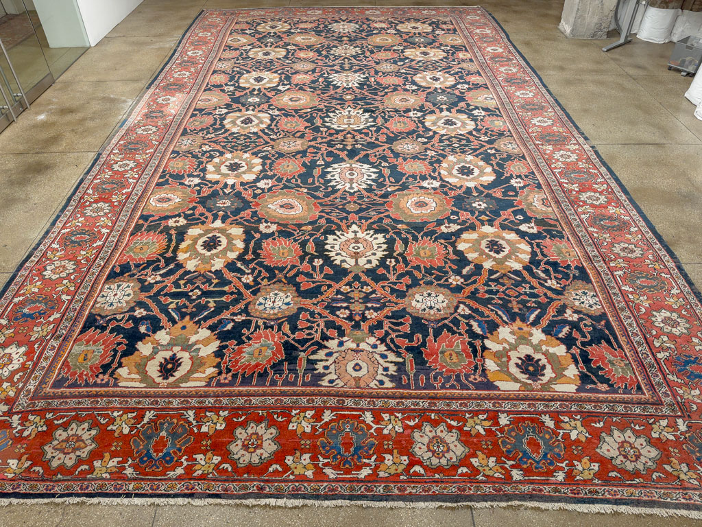 Antique Persian Mahal Oversize Carpet, No.33689 - Galerie Shabab
