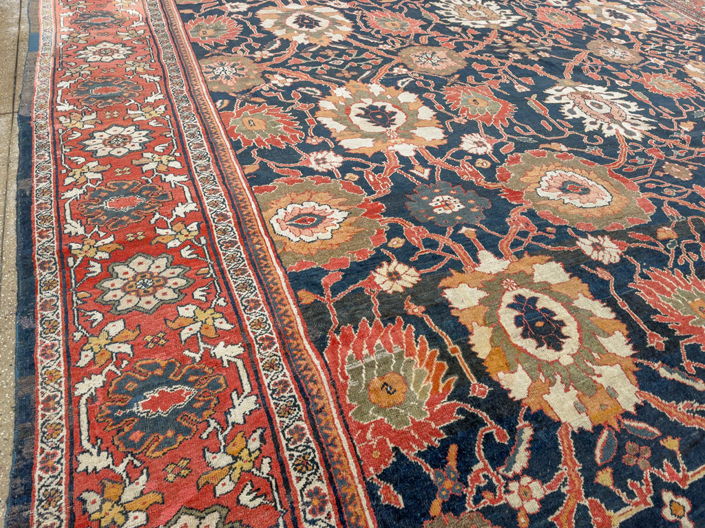 Antique Persian Mahal Oversize Carpet, No.33689 - Galerie Shabab