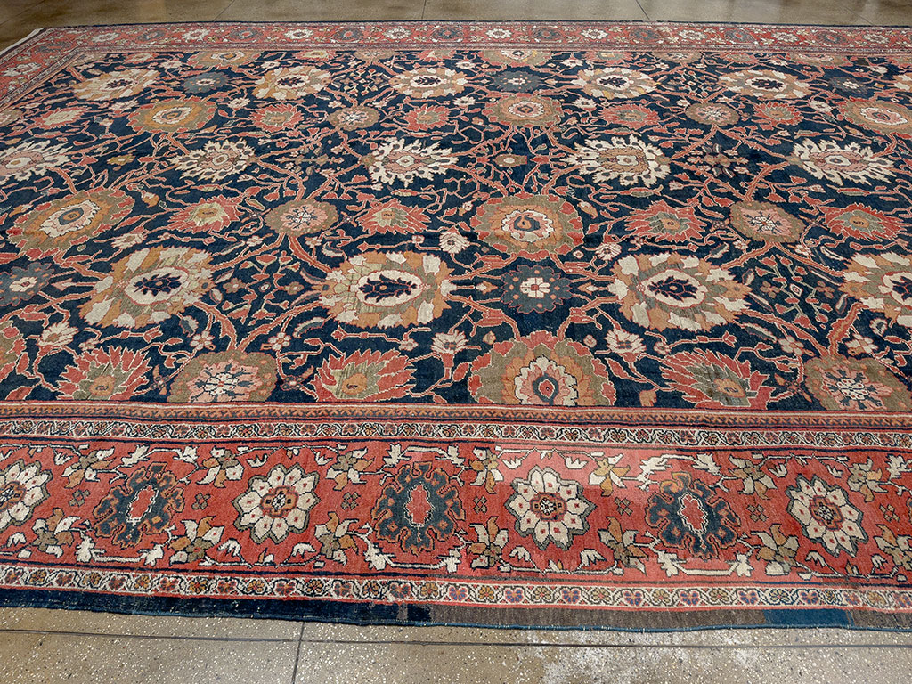 Antique Persian Mahal Oversize Carpet, No.33689 - Galerie Shabab