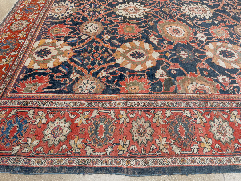 Antique Persian Mahal Oversize Carpet, No.33689 - Galerie Shabab