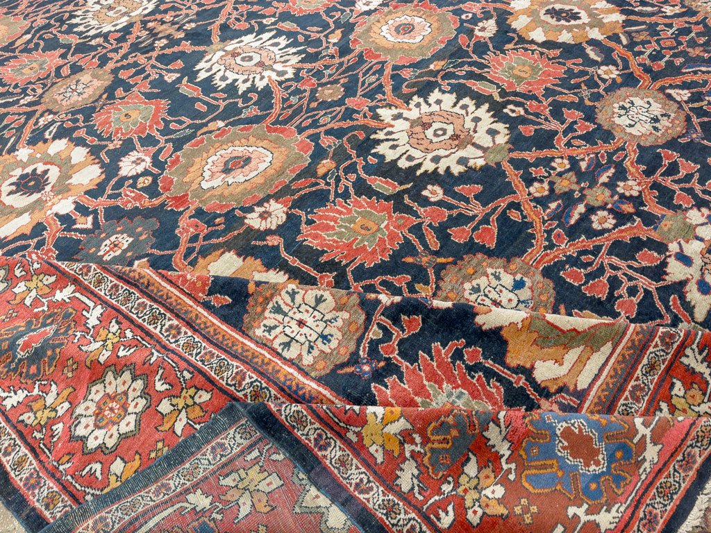 Antique Persian Mahal Oversize Carpet, No.33689 - Galerie Shabab