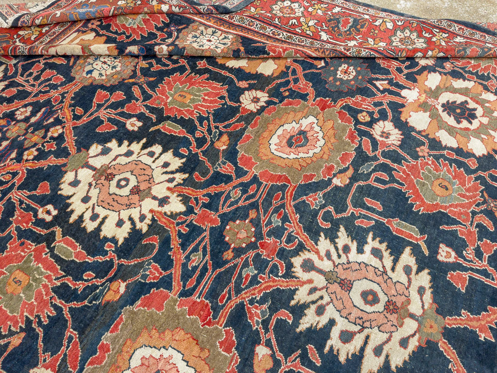 Antique Persian Mahal Oversize Carpet, No.33689 - Galerie Shabab