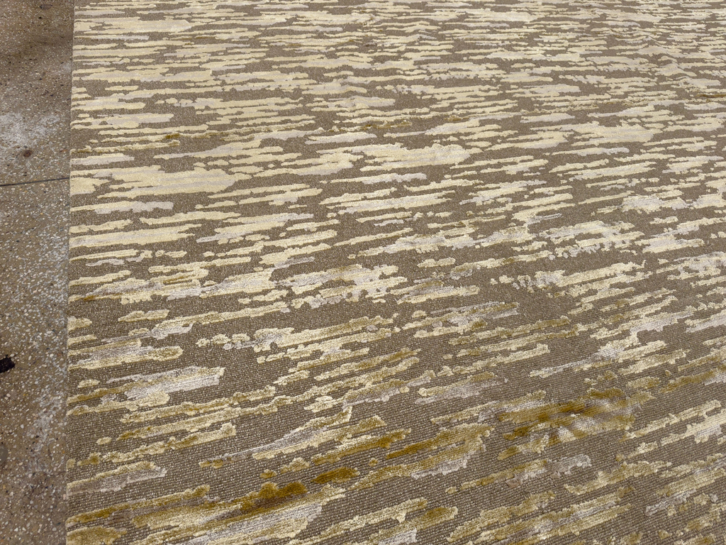 Modern Nepali Room Size Carpet, No.33703 - Galerie Shabab
