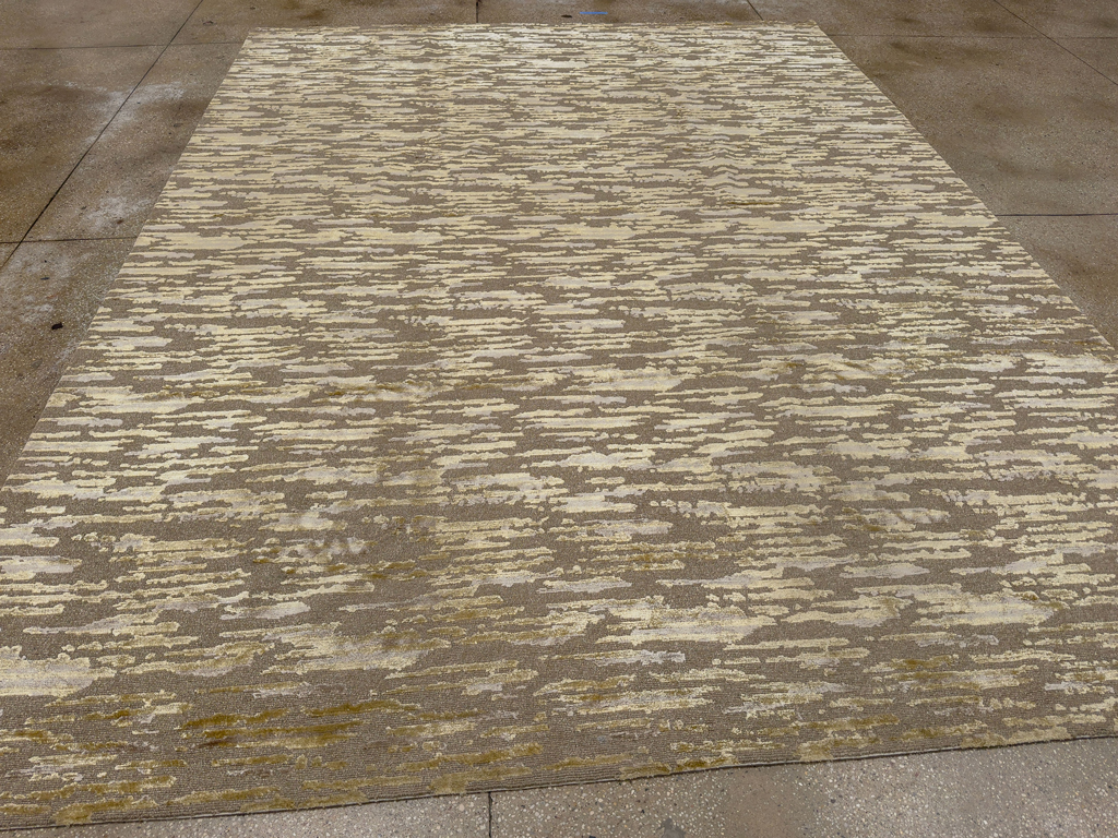 Modern Nepali Room Size Carpet, No.33703 - Galerie Shabab