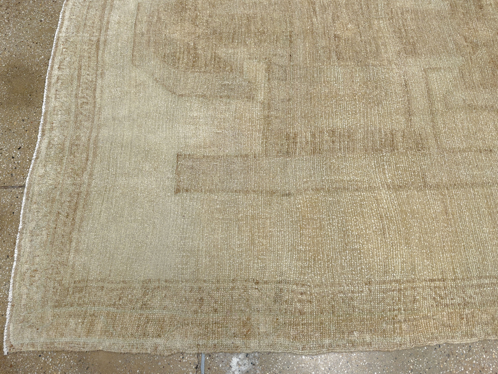 Vintage Turkish Anatolian Wide Gallery Runner, No.33706 - Galerie Shabab
