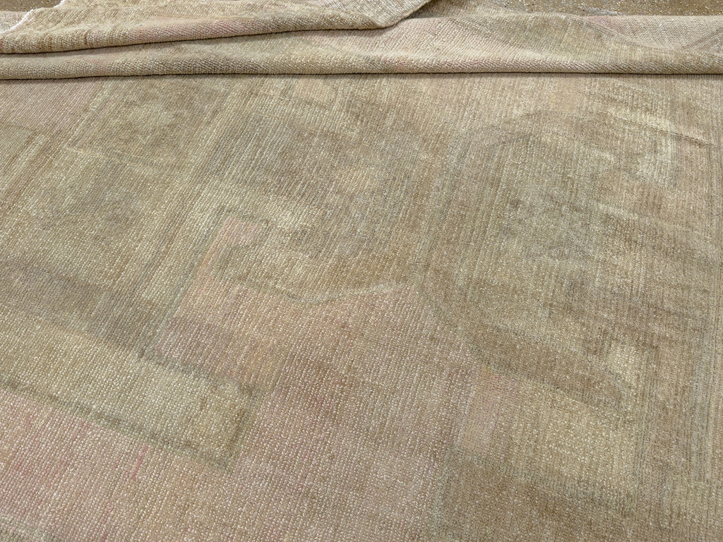 Vintage Turkish Anatolian Wide Gallery Runner, No.33706 - Galerie Shabab