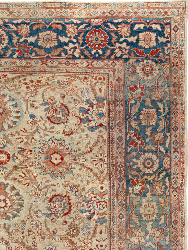 Antique Persian Sultanabad Room Size Carpet, No.33715 - Galerie Shabab