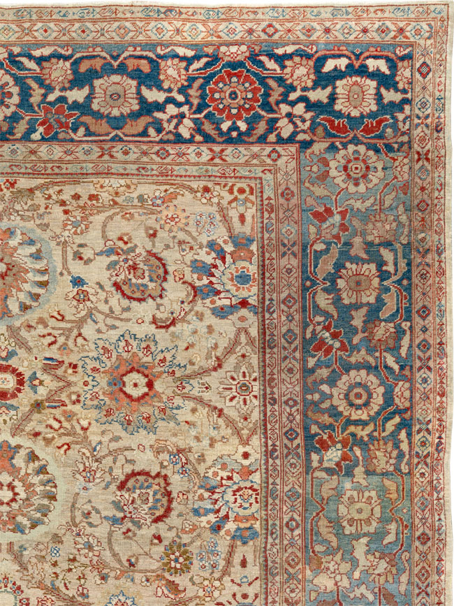 Antique Persian Sultanabad Room Size Carpet, No.33715 - Galerie Shabab