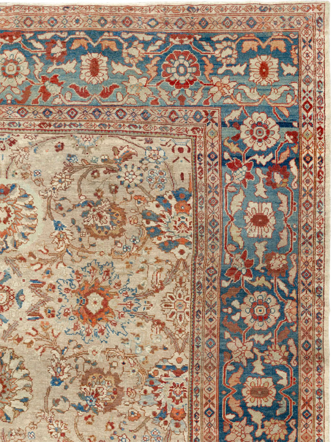 Antique Persian Sultanabad Room Size Carpet, No.33715 - Galerie Shabab