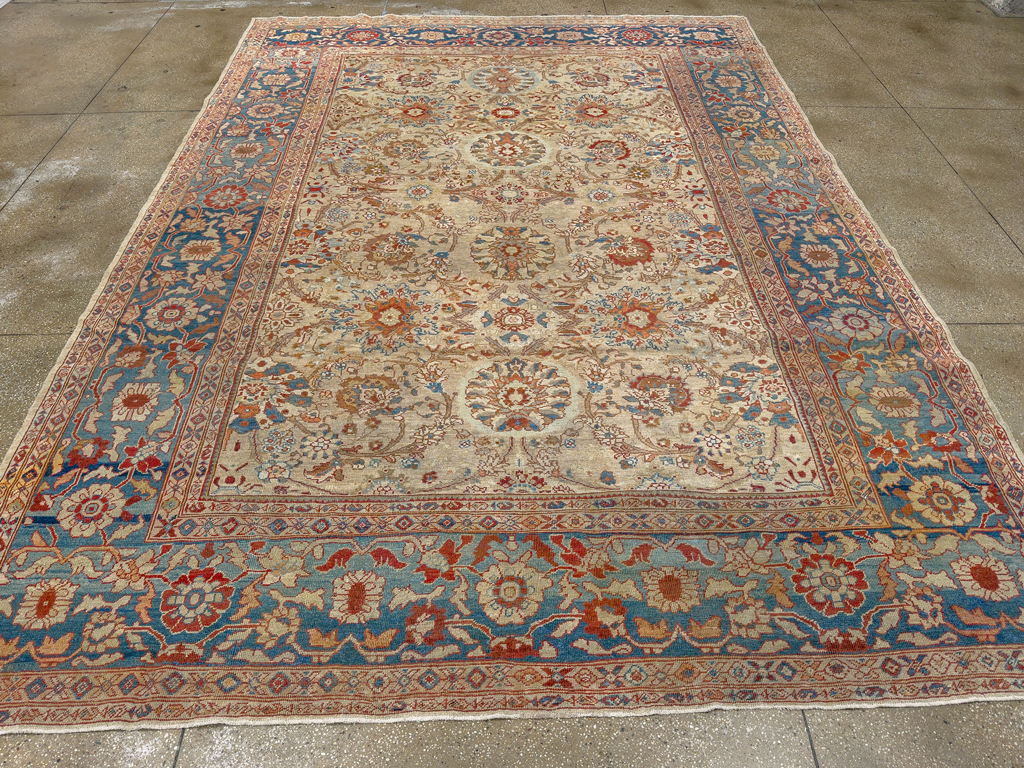 Antique Persian Sultanabad Room Size Carpet, No.33715 - Galerie Shabab