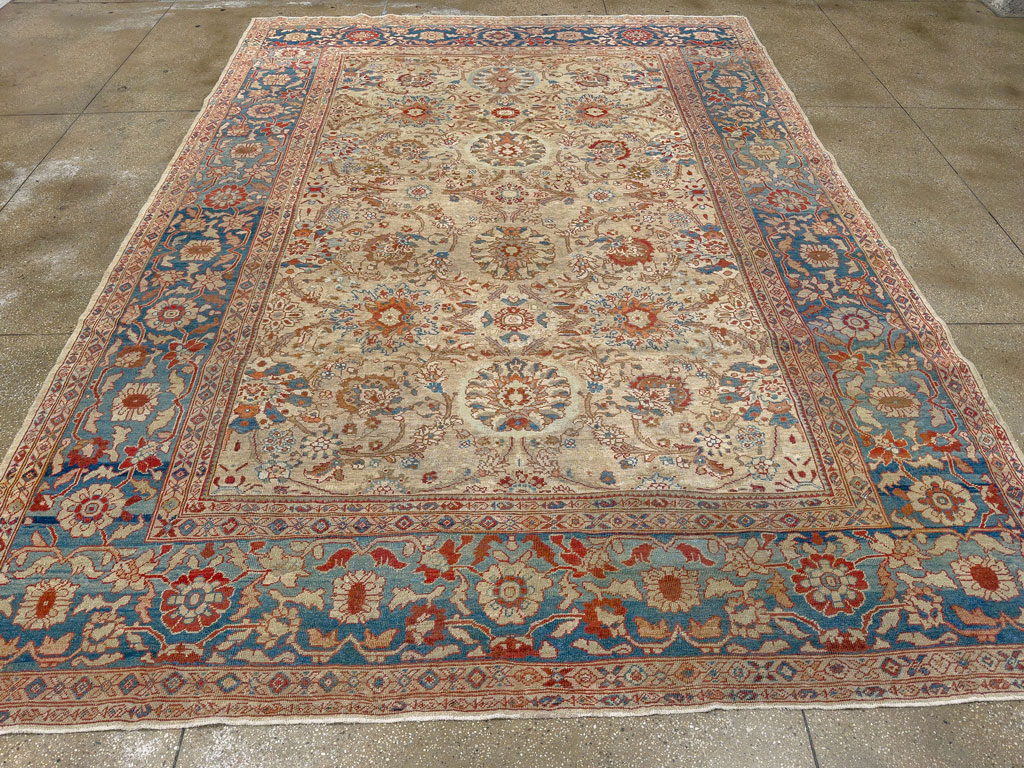 Antique Persian Sultanabad Room Size Carpet, No.33715 - Galerie Shabab