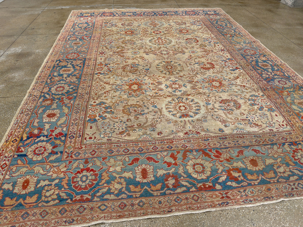 Antique Persian Sultanabad Room Size Carpet, No.33715 - Galerie Shabab