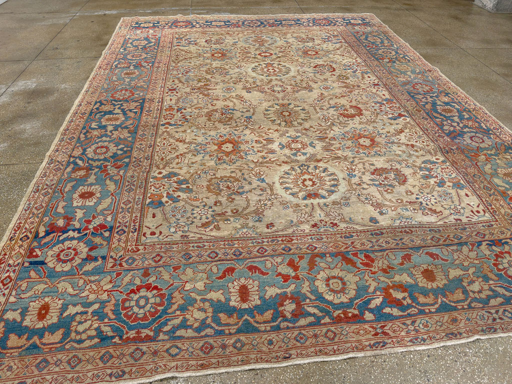 Antique Persian Sultanabad Room Size Carpet, No.33715 - Galerie Shabab