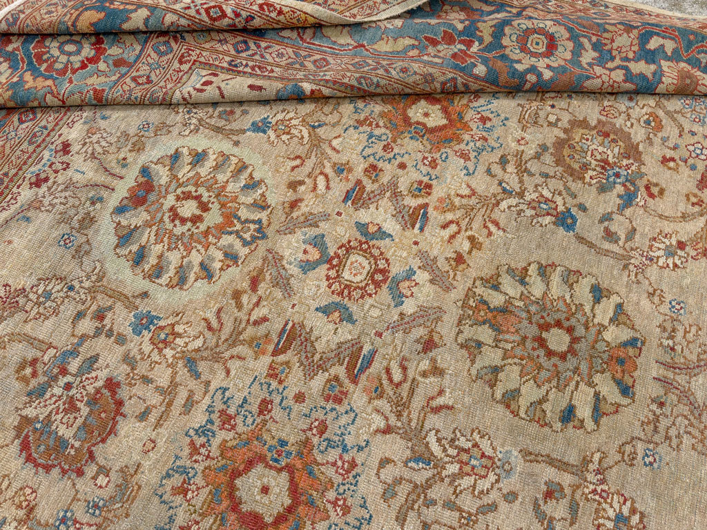 Antique Persian Sultanabad Room Size Carpet, No.33715 - Galerie Shabab