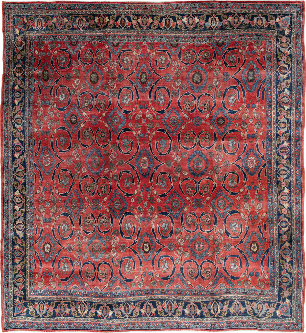 Antique Persian Bidjar Room Size Carpet, No.33716 - Galerie Shabab