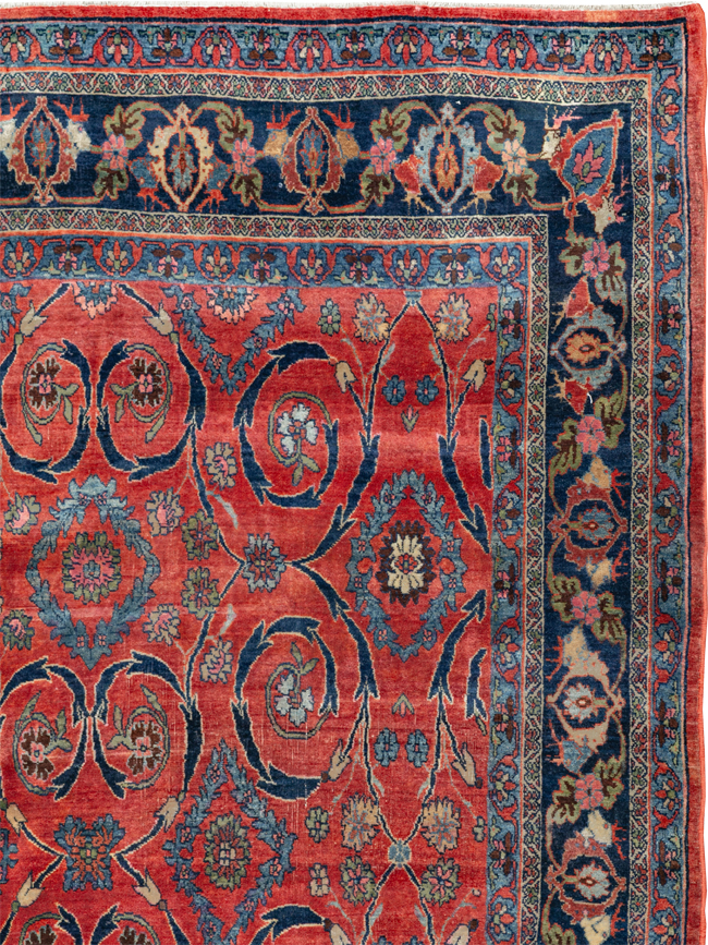 Antique Persian Bidjar Room Size Carpet, No.33716 - Galerie Shabab