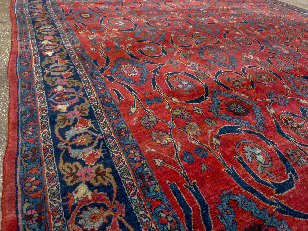Antique Persian Bidjar Room Size Carpet, No.33716 - Galerie Shabab