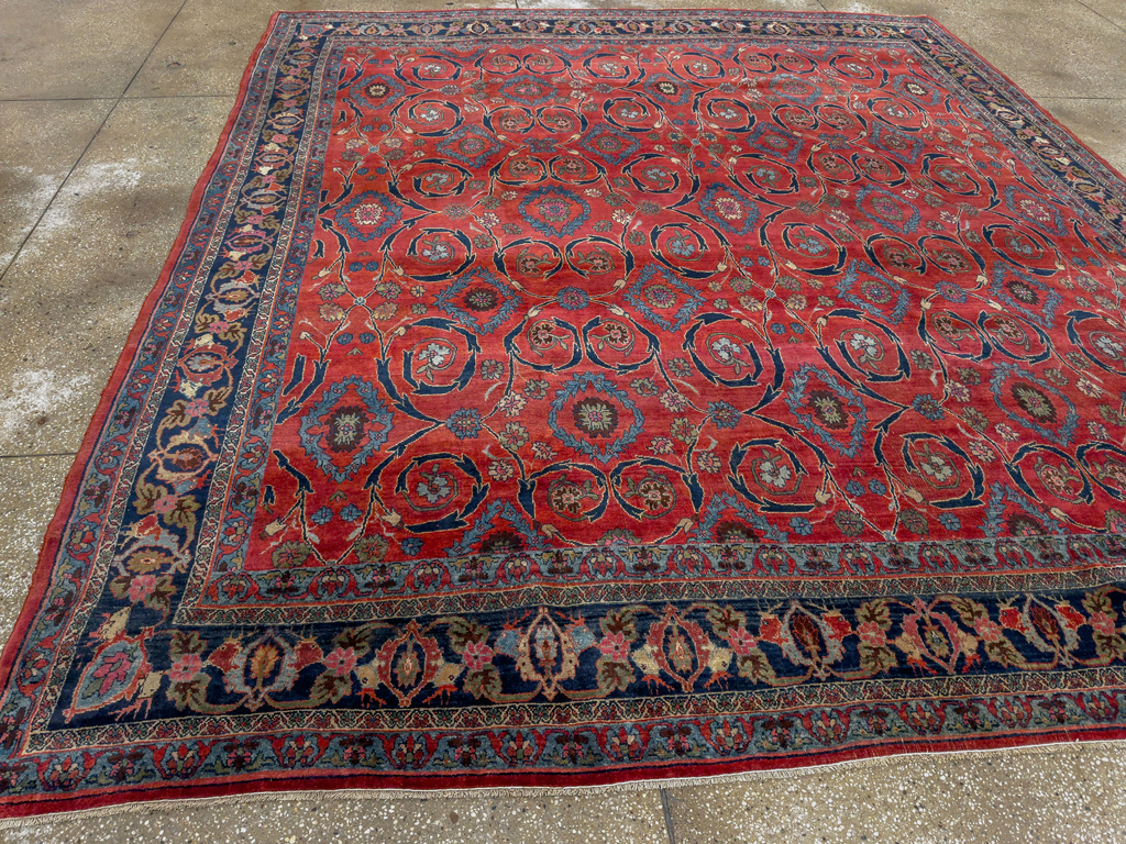 Antique Persian Bidjar Room Size Carpet, No.33716 - Galerie Shabab