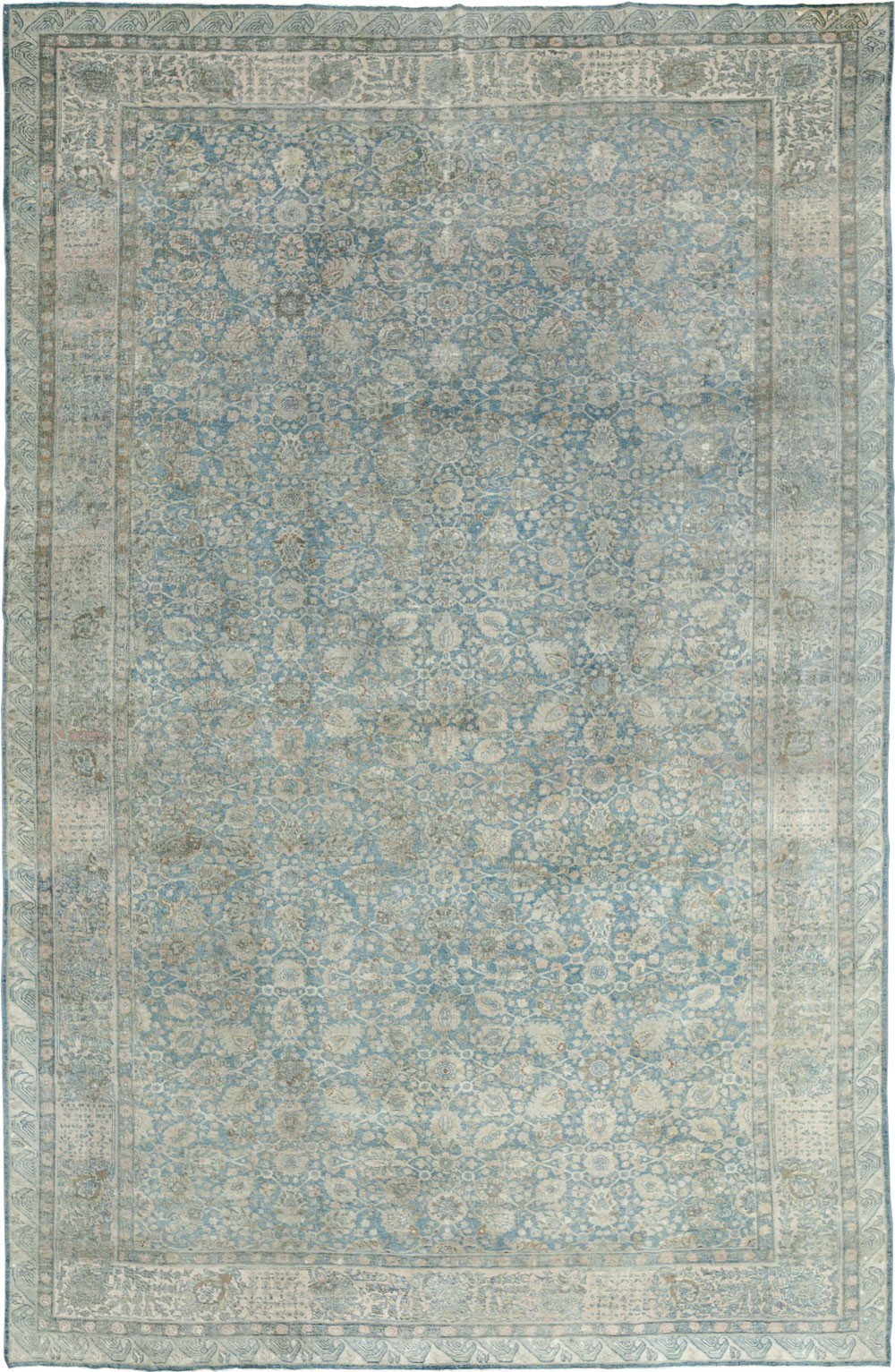 Antique Persian Tabriz Large Carpet, No.33717 - Galerie Shabab