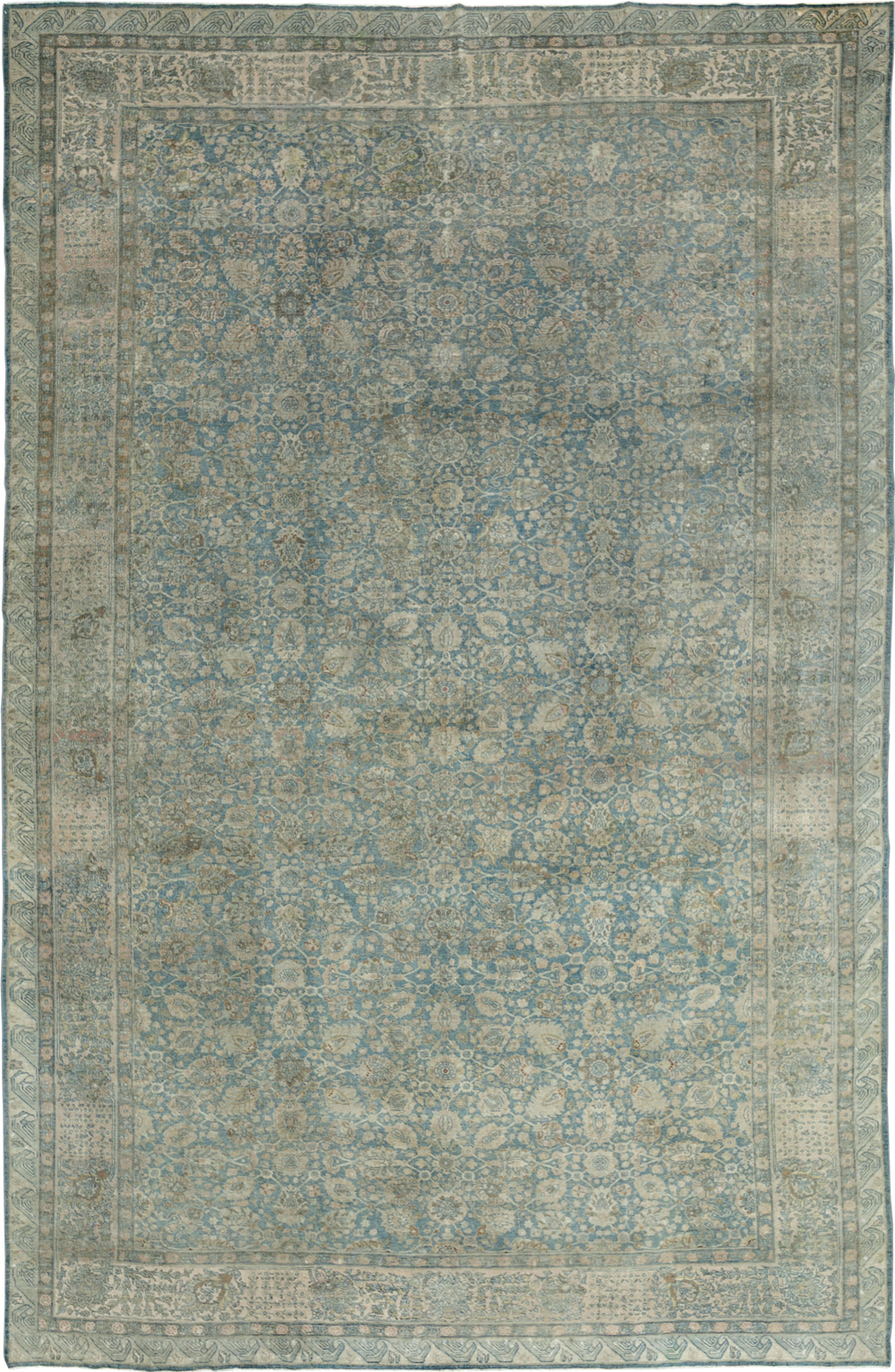 Antique Persian Tabriz Large Carpet, No.33717 - Galerie Shabab