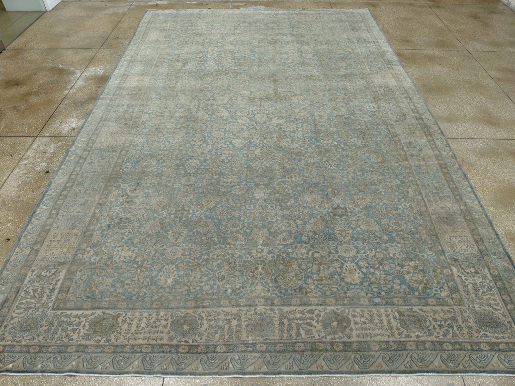 Antique Persian Tabriz Large Carpet, No.33717 - Galerie Shabab
