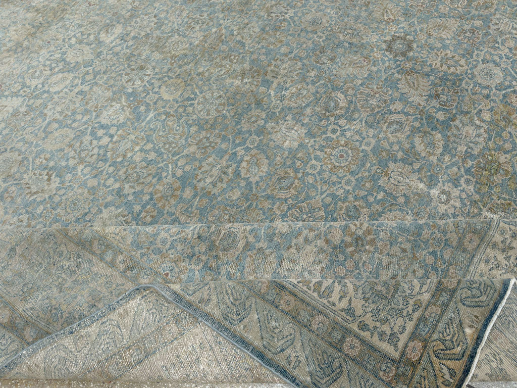 Antique Persian Tabriz Large Carpet, No.33717 - Galerie Shabab
