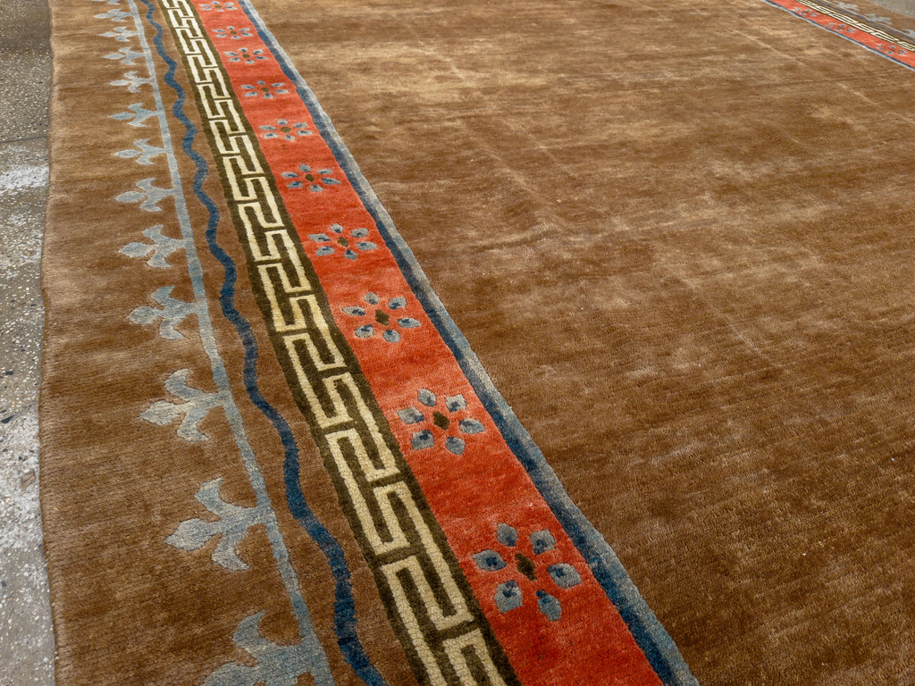 Vintage Tibetan Room Size Carpet, No.33719 - Galerie Shabab