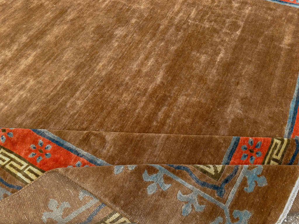 Vintage Tibetan Room Size Carpet, No.33719 - Galerie Shabab