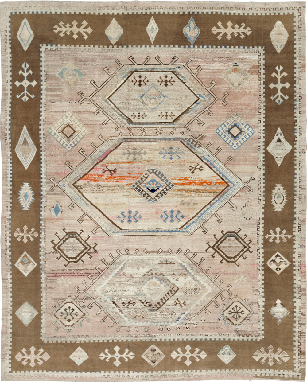 Vintage Turkish Anatolian Large Carpet, No.33725 - Galerie Shabab