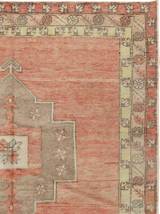 Vintage Turkish Anatolian Wide Gallery Runner, No.33730 - Galerie Shabab