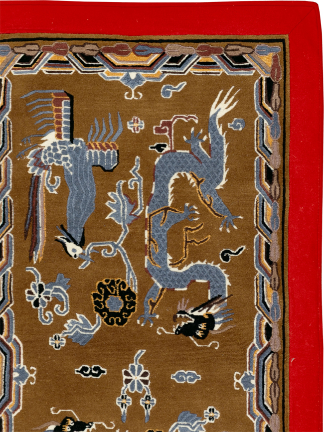 Modern Chinese Art Deco Pictorial Rug, No.33742 - Galerie Shabab