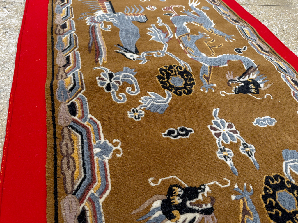 Modern Chinese Art Deco Pictorial Rug, No.33742 - Galerie Shabab